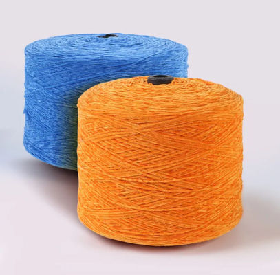 Geverfd polyester superchunky chenille garen voor handbreien garen