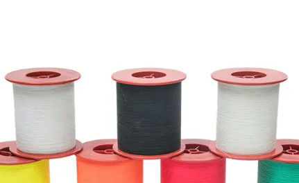 100% polyester kleurrijke regenboog dubbelzijdig reflecterend garen voor breien Wasduur 0.25mm 0.5mm 1mm