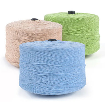 Glitter chenille garen 95 Polyester 5 Sliver Ne 12NM Geverfd en rauw wit Anti Pilling