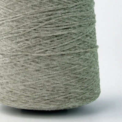Glitter chenille garen 95 Polyester 5 Sliver Ne 12NM Geverfd en rauw wit Anti Pilling