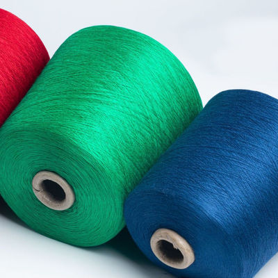Gekleurde hardnekkige breiwerk Vortex fancy garen voor aangepaste filamenten O/E Naaiwerk 120D/2 Viscose Rayon garen