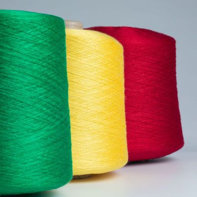Gekleurde hardnekkige breiwerk Vortex fancy garen voor aangepaste filamenten O/E Naaiwerk 120D/2 Viscose Rayon garen