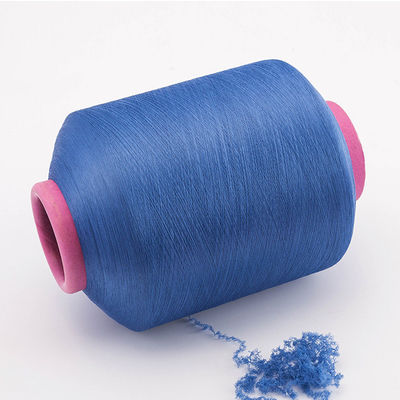 Glanzend Dty Ply Cotton Spandex Garn Gekleurd 20/150D Machine Thread Coated Rubber 210D Filament