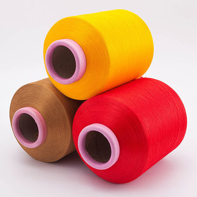 Elasticiteit Polyester sokken gerecycled textured garn 560D spandex bedekte garn